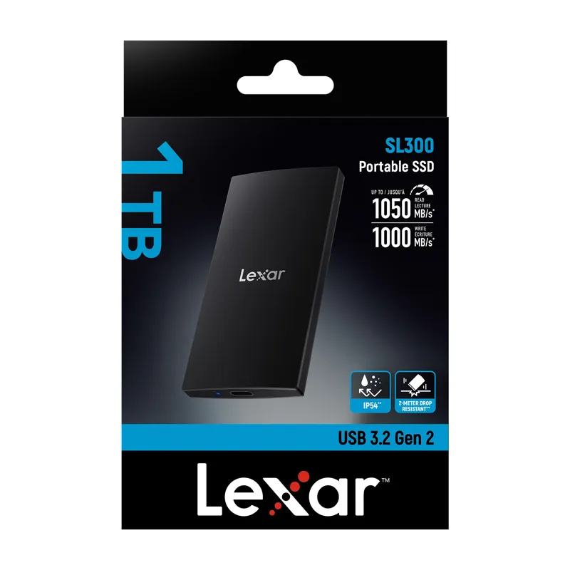 Lexar SL300 1TB portable SSD drive universal