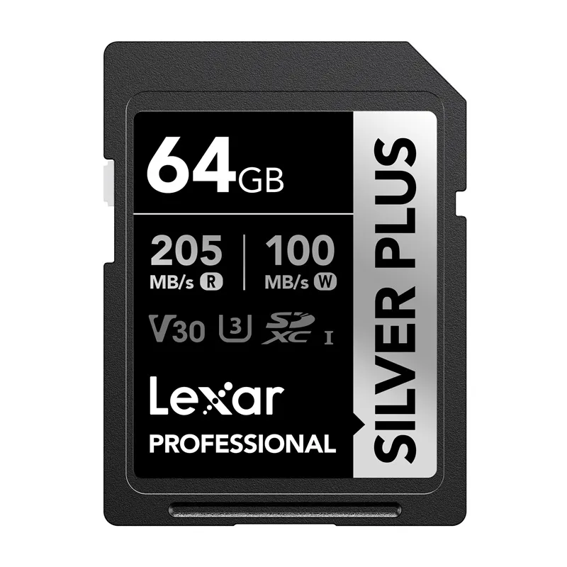 Lexar Professional SILVER PLUS SDXC 64GB memory card universal