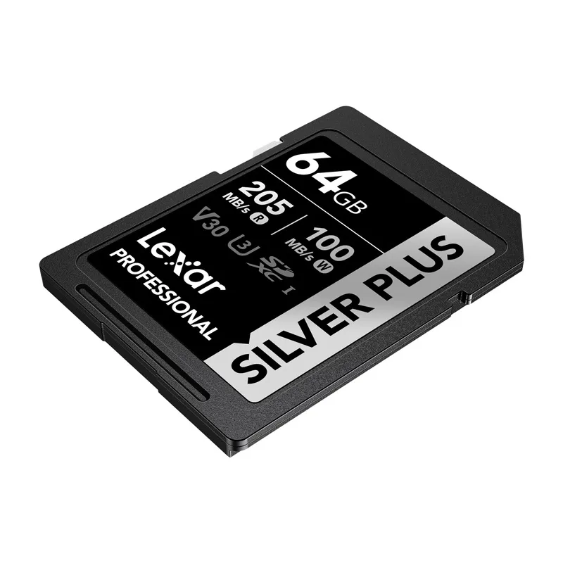 Lexar Professional SILVER PLUS SDXC 64GB memory card universal