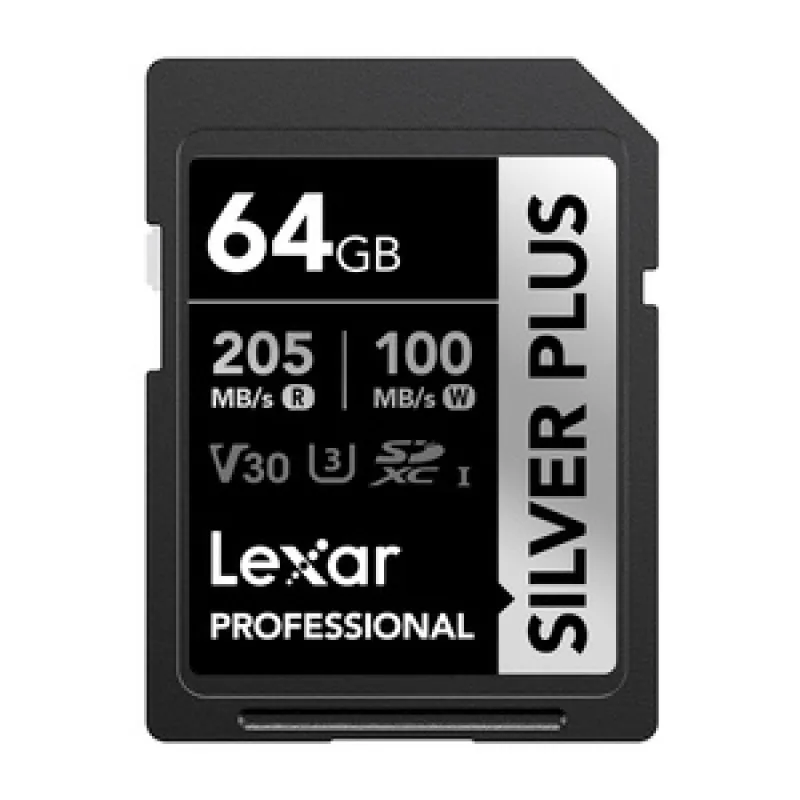 Lexar Professional SILVER PLUS SDXC 64GB memory card universal