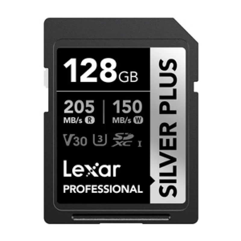Lexar Professional SILVER PLUS SDXC 128GB memory card universal