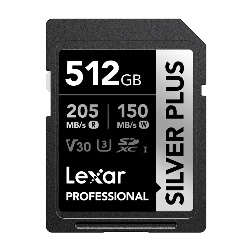 Lexar Professional SILVER PLUS SDXC 512GB memory card universal