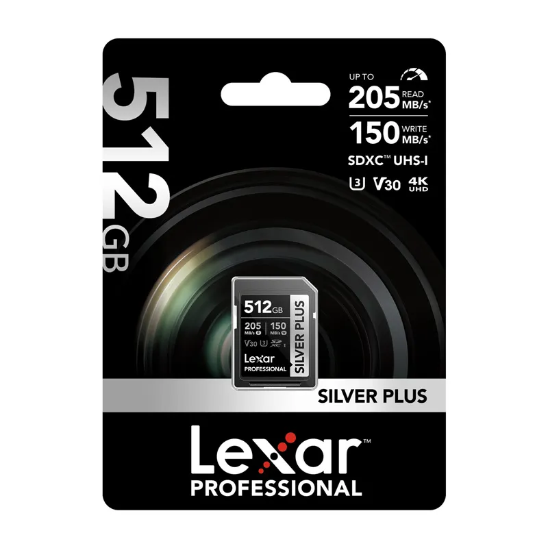 Lexar Professional SILVER PLUS SDXC 512GB memory card universal