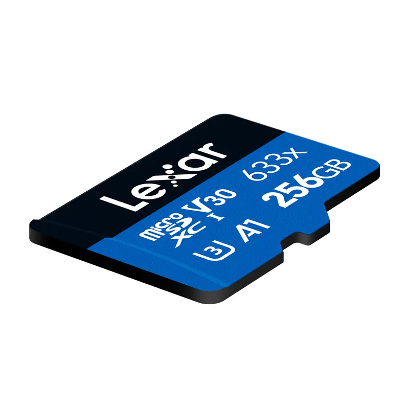 Lexar High-Performance 633x microSDXC 256GB memory card + SD adapter universal