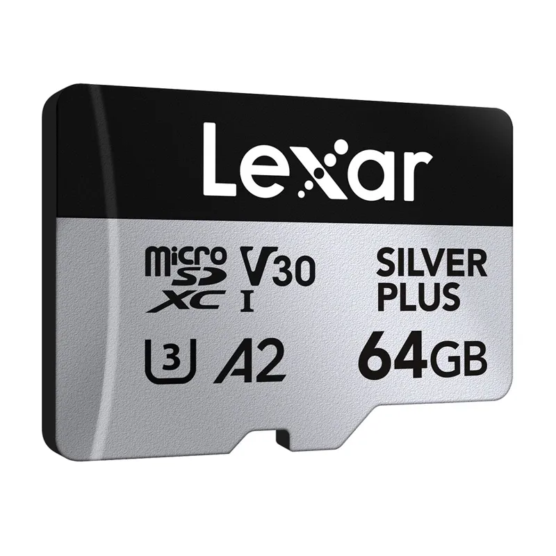 Karta pamięci Lexar High-Performance Silver Plus microSDXC 64GB + adapter universal