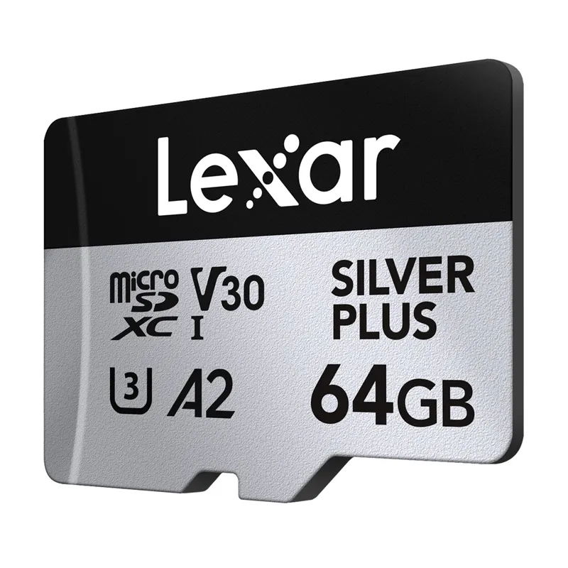 Karta pamięci Lexar High-Performance Silver Plus microSDXC 64GB + adapter universal