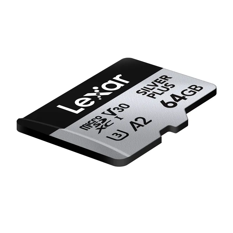 Karta pamięci Lexar High-Performance Silver Plus microSDXC 64GB + adapter universal
