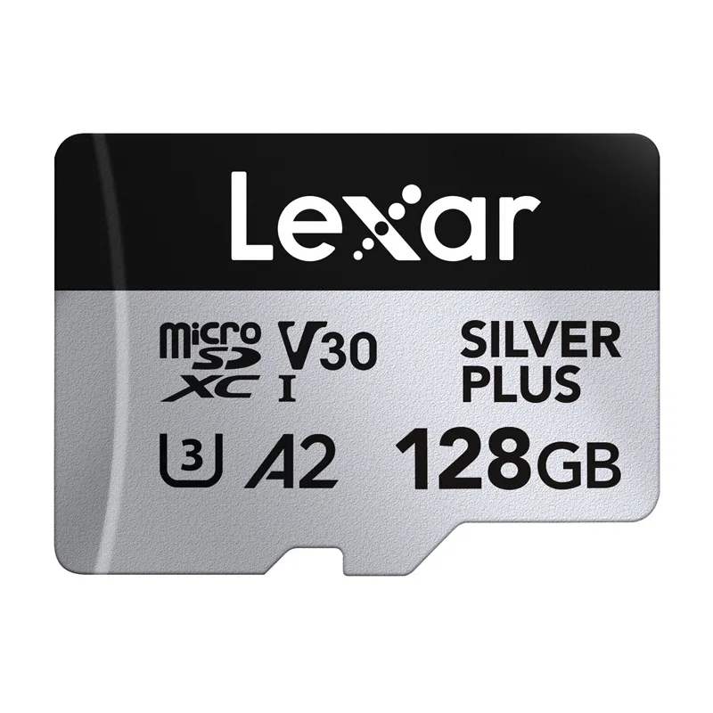 Karta pamięci Lexar High-Performance Silver Plus microSDXC 128GB + adapter universal