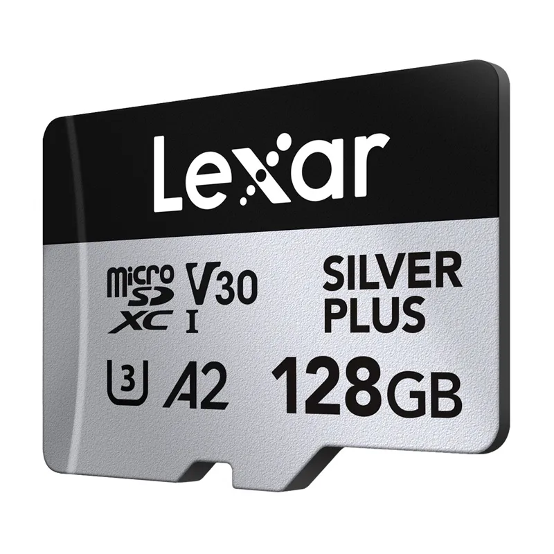 Karta pamięci Lexar High-Performance Silver Plus microSDXC 128GB + adapter universal