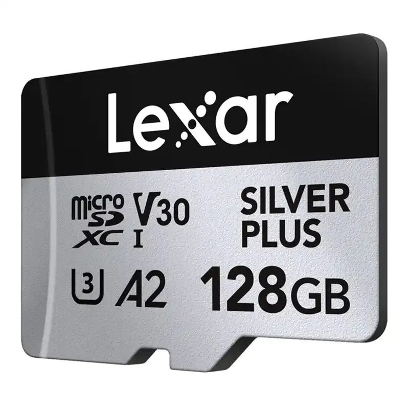 Karta pamięci Lexar High-Performance Silver Plus microSDXC 128GB + adapter universal