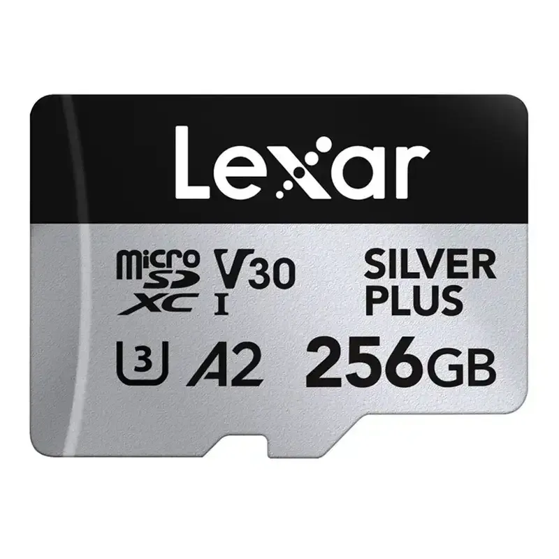 Karta pamięci Lexar High-Performance Silver Plus microSDXC 256GB + adapter universal