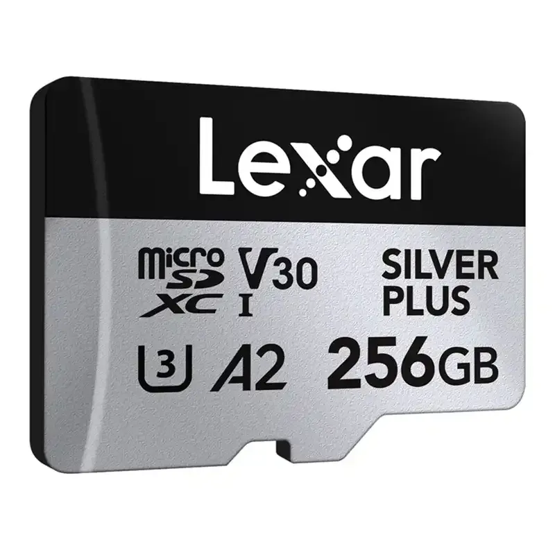 Karta pamięci Lexar High-Performance Silver Plus microSDXC 256GB + adapter universal
