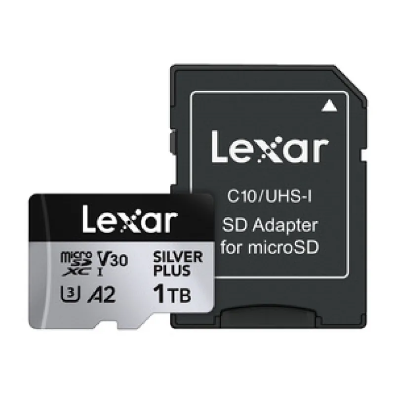 Karta pamięci Lexar High-Performance Silver Plus microSDXC 1TB + adapter universal