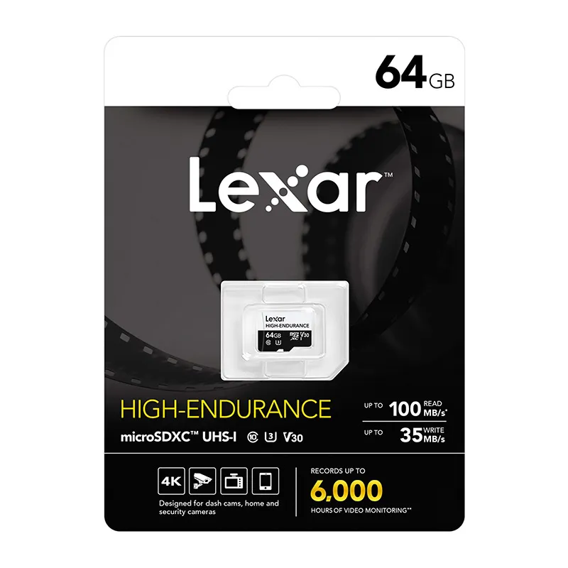 Lexar High-Endurance microSDHC/microSDXC 64GB memory card universal