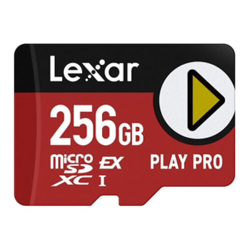 Lexar PLAY Pro microSD Express 7.1 256GB memory card universal
