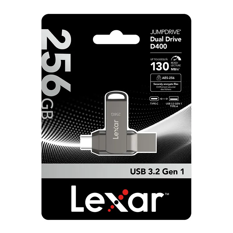 Pendrive Lexar Dual Type-C and Type-A USB 3.1 256GB universal