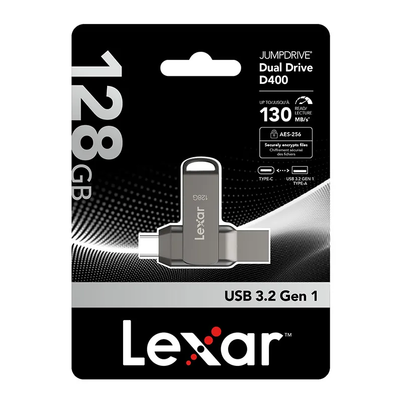 Pendrive Lexar Dual Type-C and Type-A USB 3.1 128GB universal