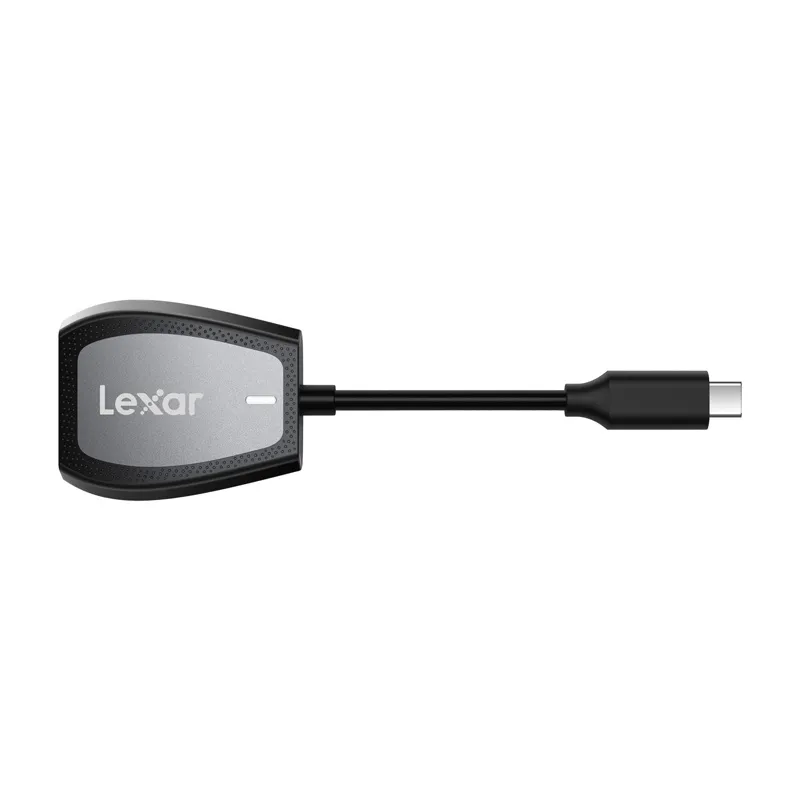Lexar Dual-Slot SD/microSD Memory Card Reader, USB-C universal