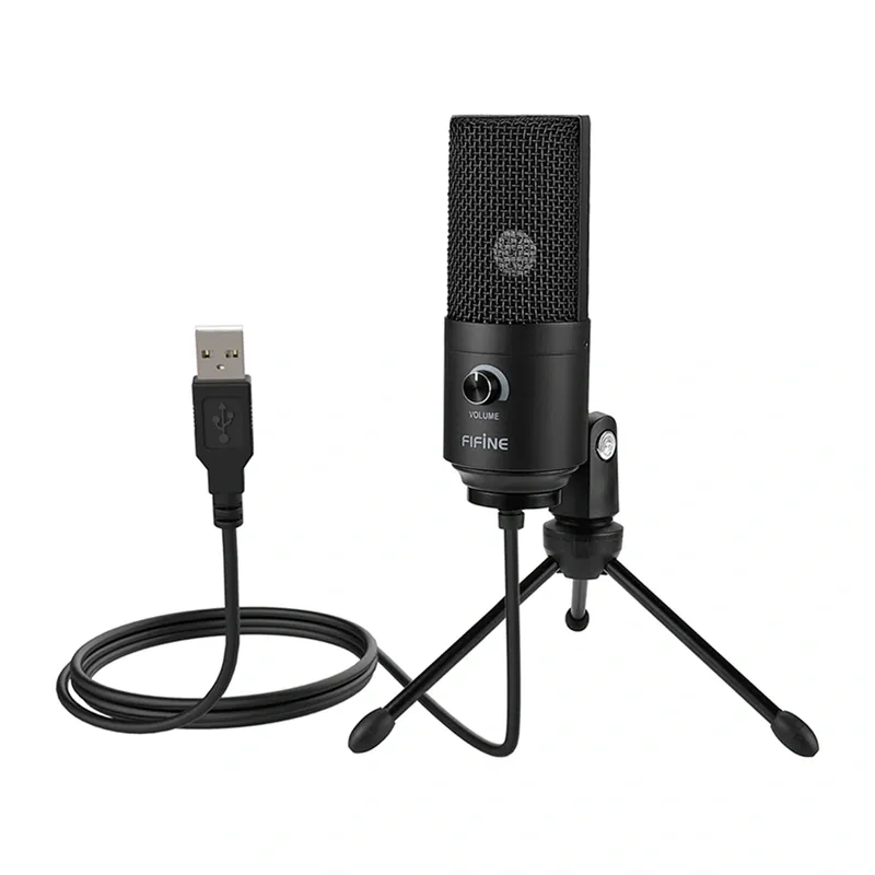 Fifine K669B condenser microphone (black) universal