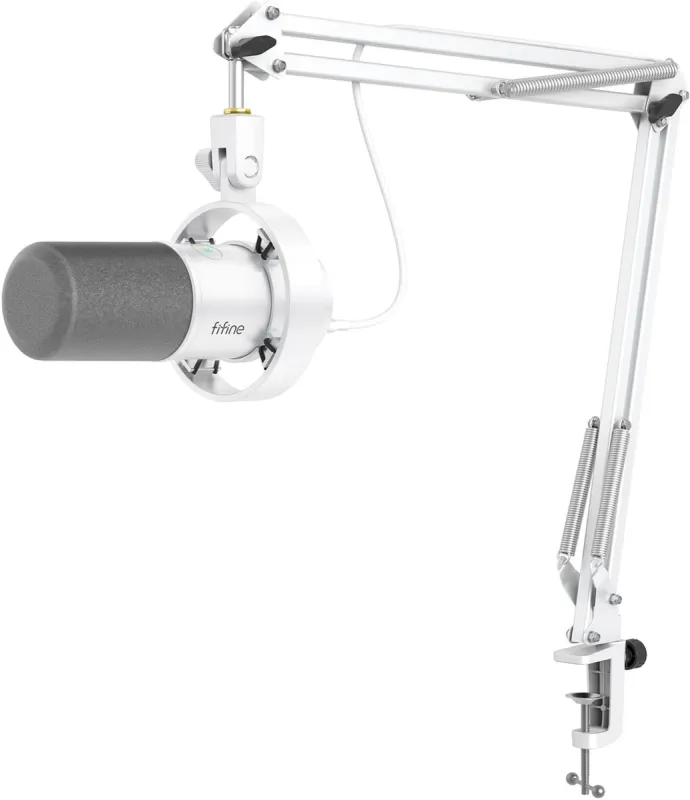 Fifine K688W dynamic microphone (white) universal