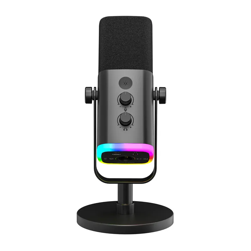 Fifine AM8 dynamic microphone with stand (black) universal