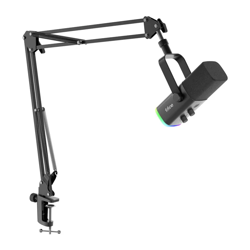Fifine AM8T gaming microphone with boom arm (black) universal