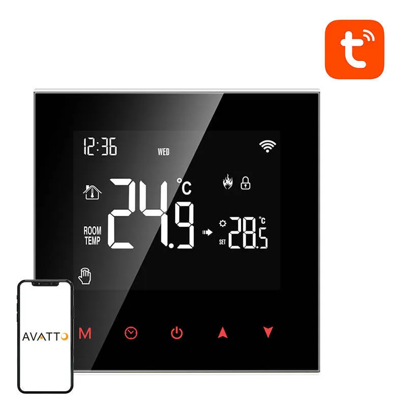 Avatto WT100 3A Wi-Fi Smart Boiler Thermostat TUYA universal