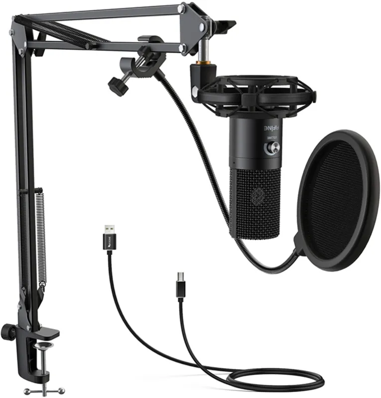 Fifine T669 studio microphone (black) universal
