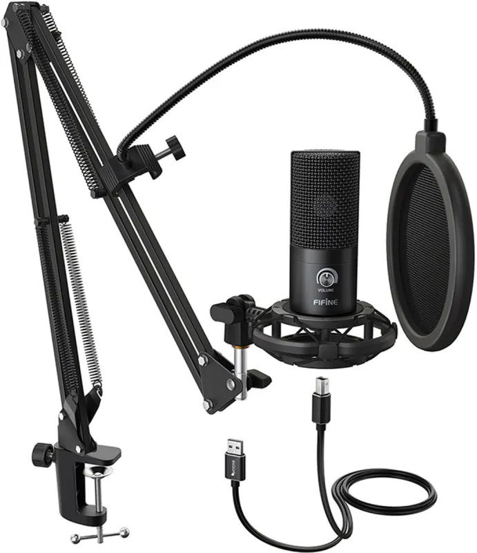 Fifine T669 studio microphone (black) universal