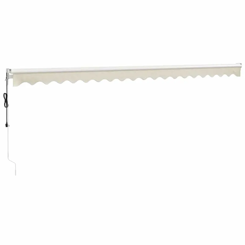 Automatinė ištraukiama markizė, kreminės spalvos, 5x3m
