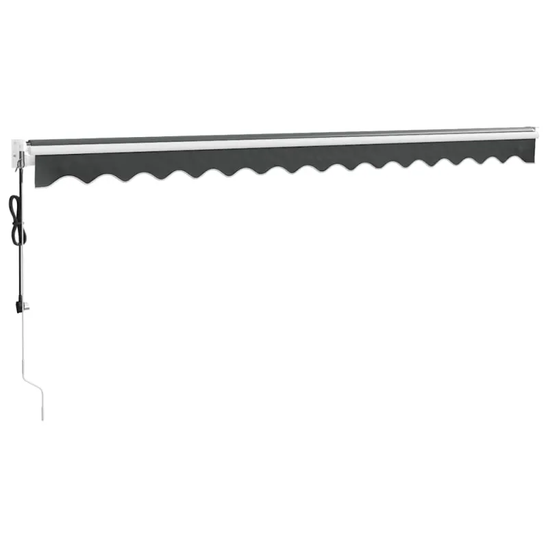 Automatinė ištraukiama markizė, antracito spalvos, 5x3m