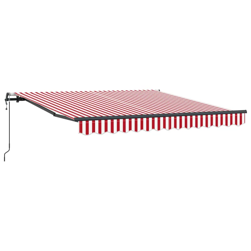 Ištraukiama markizė Raudona ir balta 350 x 250 cm