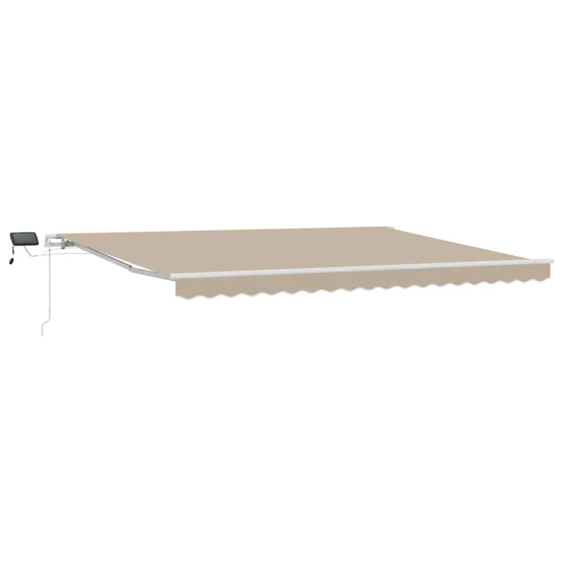 Ištraukiama markizė Smėlio 450 × 300 cm Audinys ir plienas