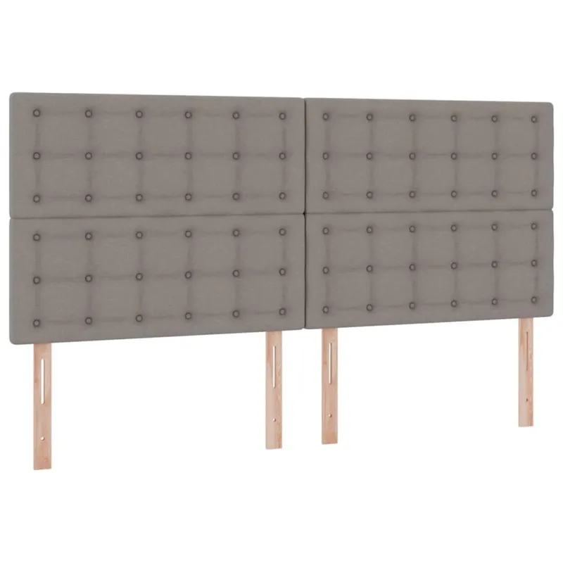 Lova su daiktų laikymo vieta ir čiužiniu Taupe 200 x 200 cm