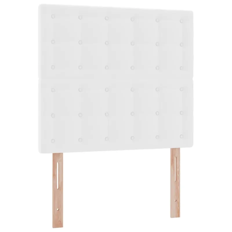 Lova su daiktų laikymo vieta ir LED Švari balta 90 x 190 cm