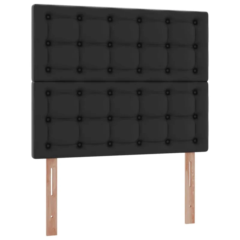 Lova su daiktų laikymo vieta ir LED su LED Juoda 120 x 200 cm