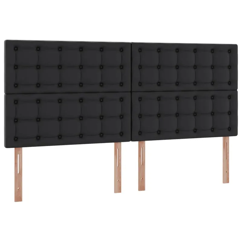 Lova su daiktų laikymo vieta ir LED su LED Juoda 200 x 200 cm