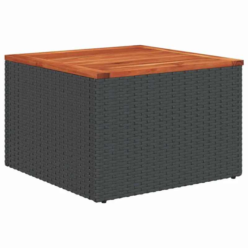 Sofos komplekti, 6 osaa, juoda, polyratasta, tyynyineen