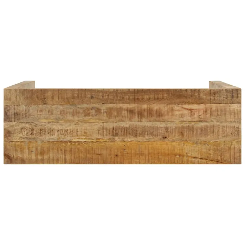 Konsolinis staliukas, 110x35x76cm, neapdorota mango mediena