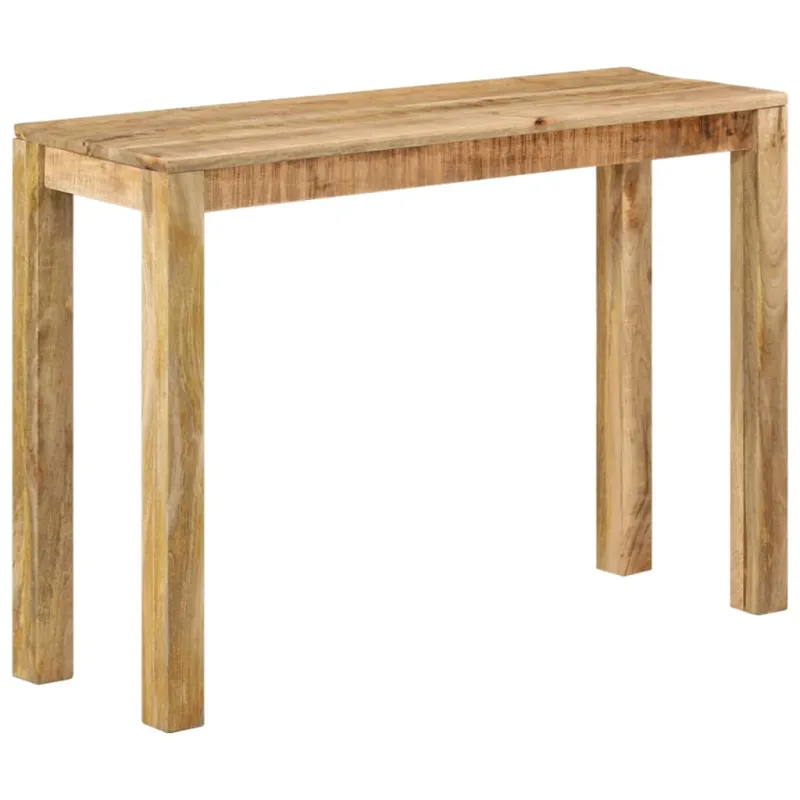 Konsolinis staliukas, 110x35x76cm, neapdorota mango mediena