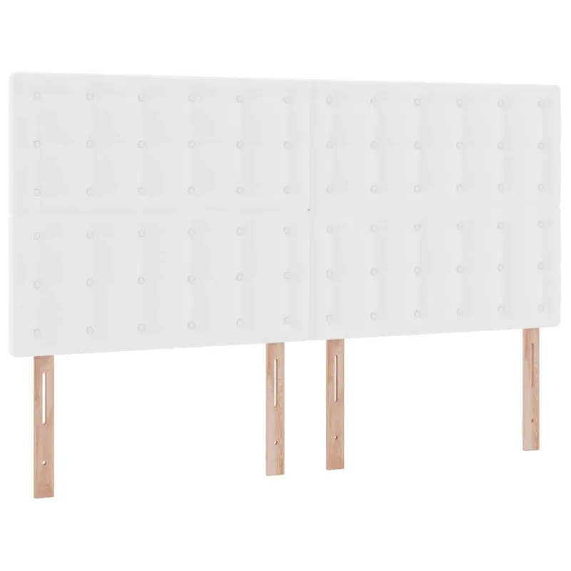 Lova su daiktų laikymo vieta ir LED Švari balta 180 x 200 cm