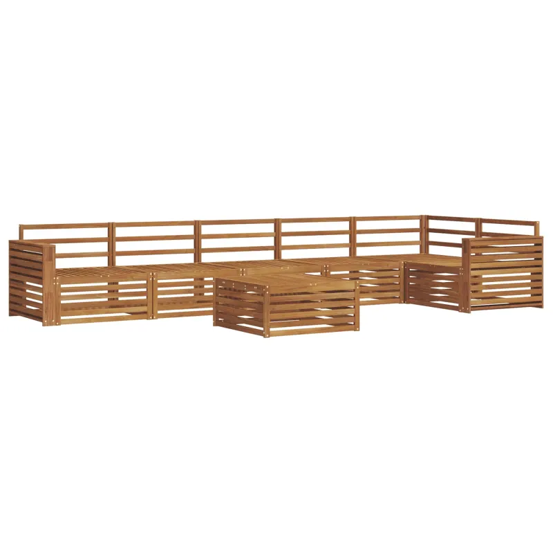 Lauko sofos komplektas 7 pcs Natūrali
