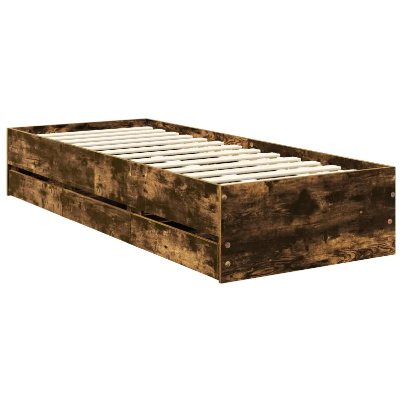Lovos rėmas Rūkytas Ąžuolas 75 x 190 cm Inžinerinė mediena