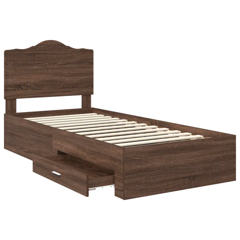 Lovos rėmas Rudas ąžuolas 70 x 190 cm Apdirbta mediena