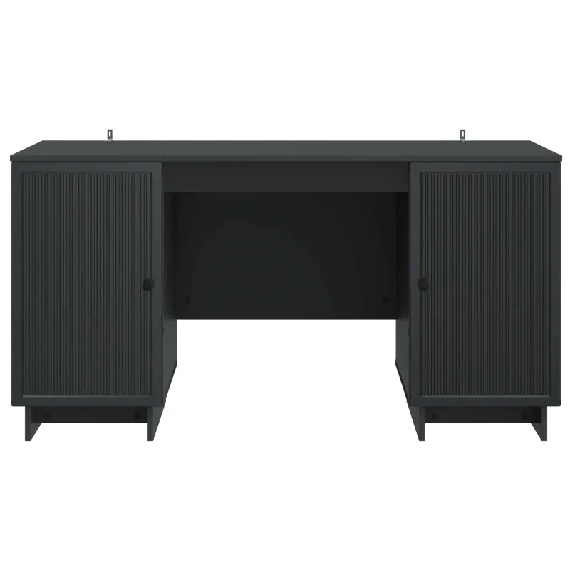 Stalas Juoda Apdirbta mediena 142,5 x 50 x 75 cm