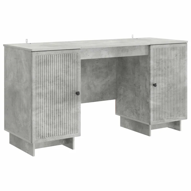 Stalas Betono pilka Apdirbta mediena 142,5 x 50 x 75 cm
