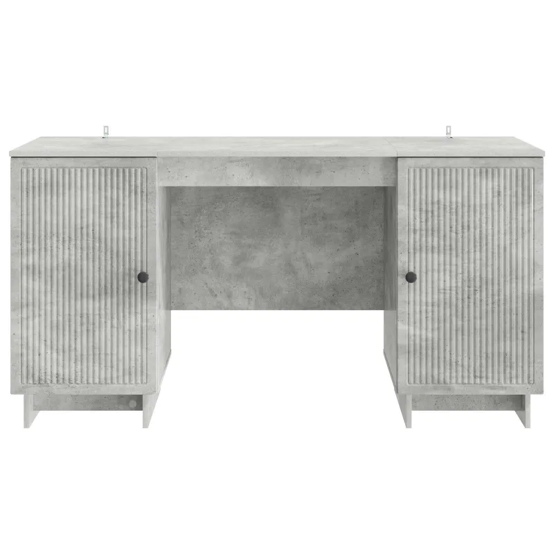 Stalas Betono pilka Apdirbta mediena 142,5 x 50 x 75 cm