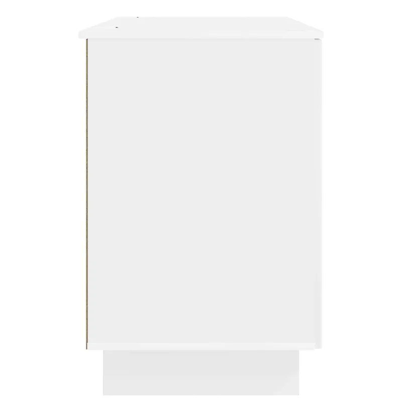 Stalas Itin blizgi balta Apdirbta mediena 142,5 x 50 x 75 cm