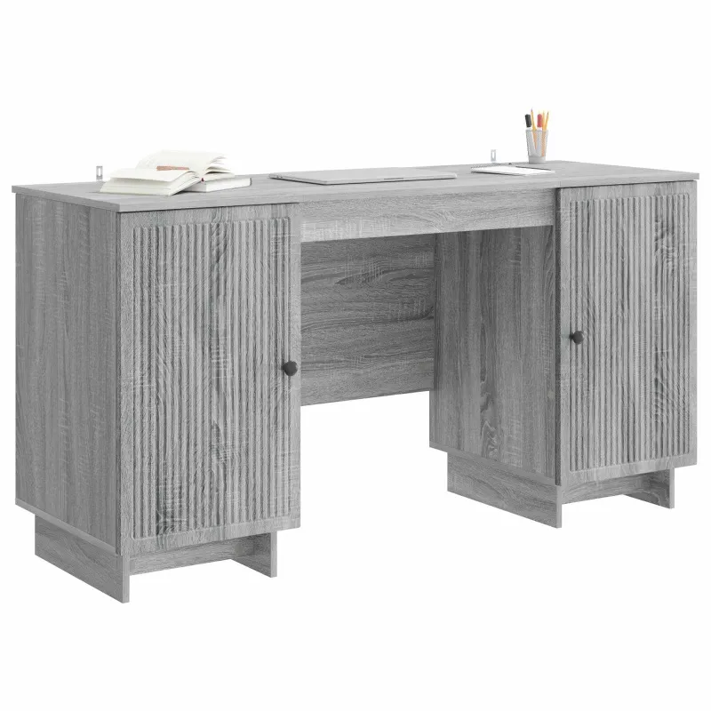 Stalas Pilka Sonoma Apdirbta mediena 142,5 x 50 x 75 cm
