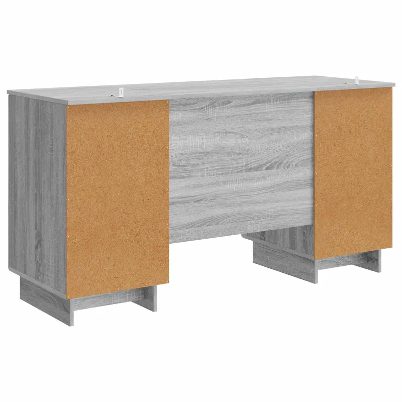 Stalas Pilka Sonoma Apdirbta mediena 142,5 x 50 x 75 cm